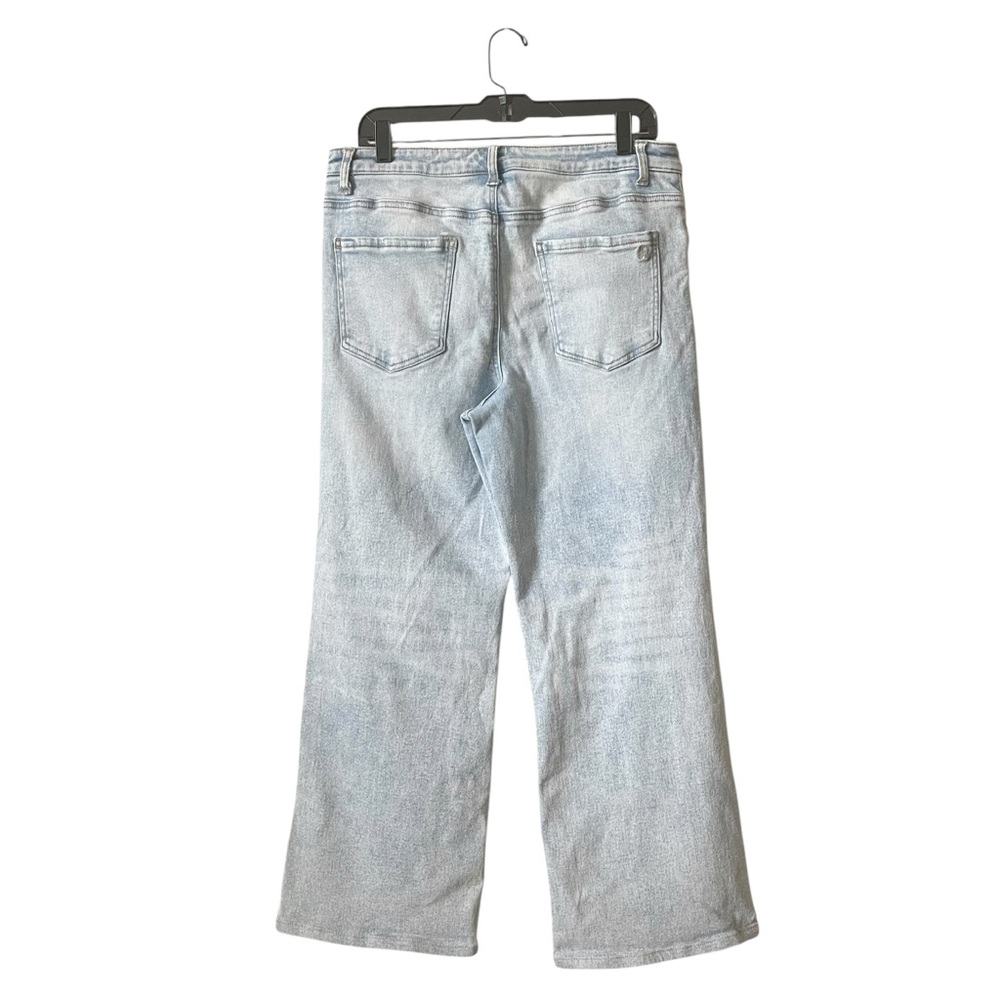 Grace & Lace High Rise Ankle Jeans Women's Size 16 Short Light Wash Stretch - Picture 4 of 5
